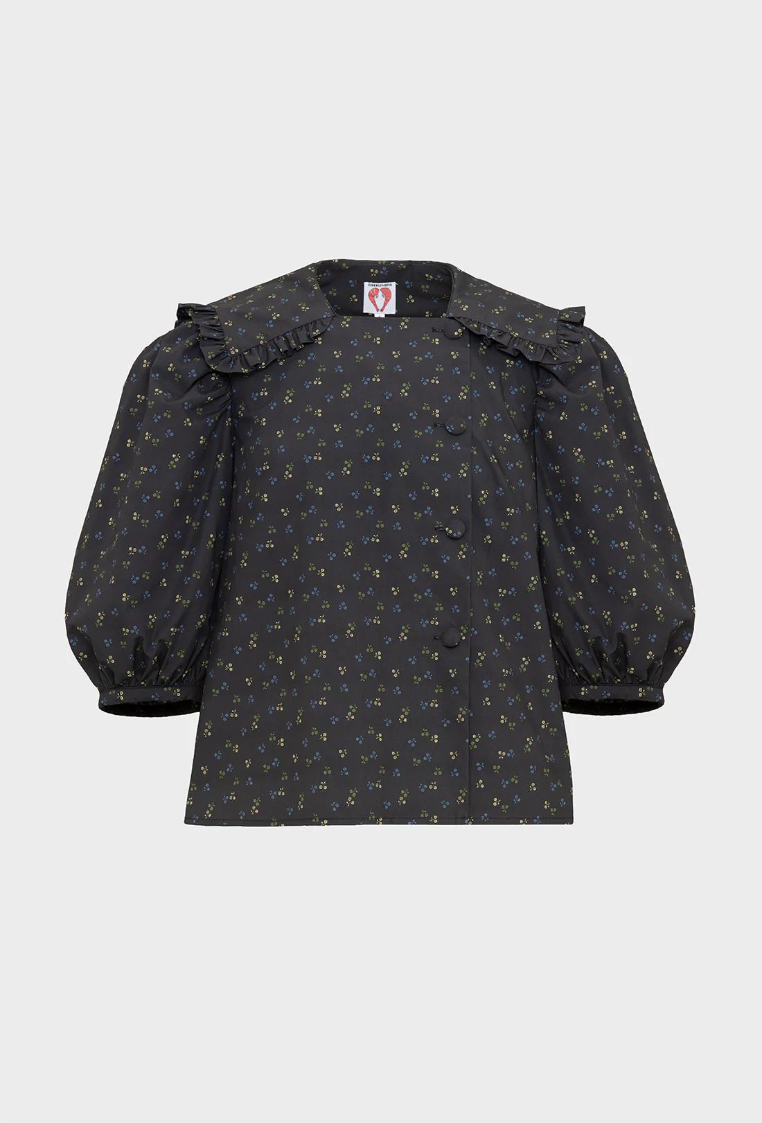 Brooke Blouse - Black Ditzy Floral - Image 4