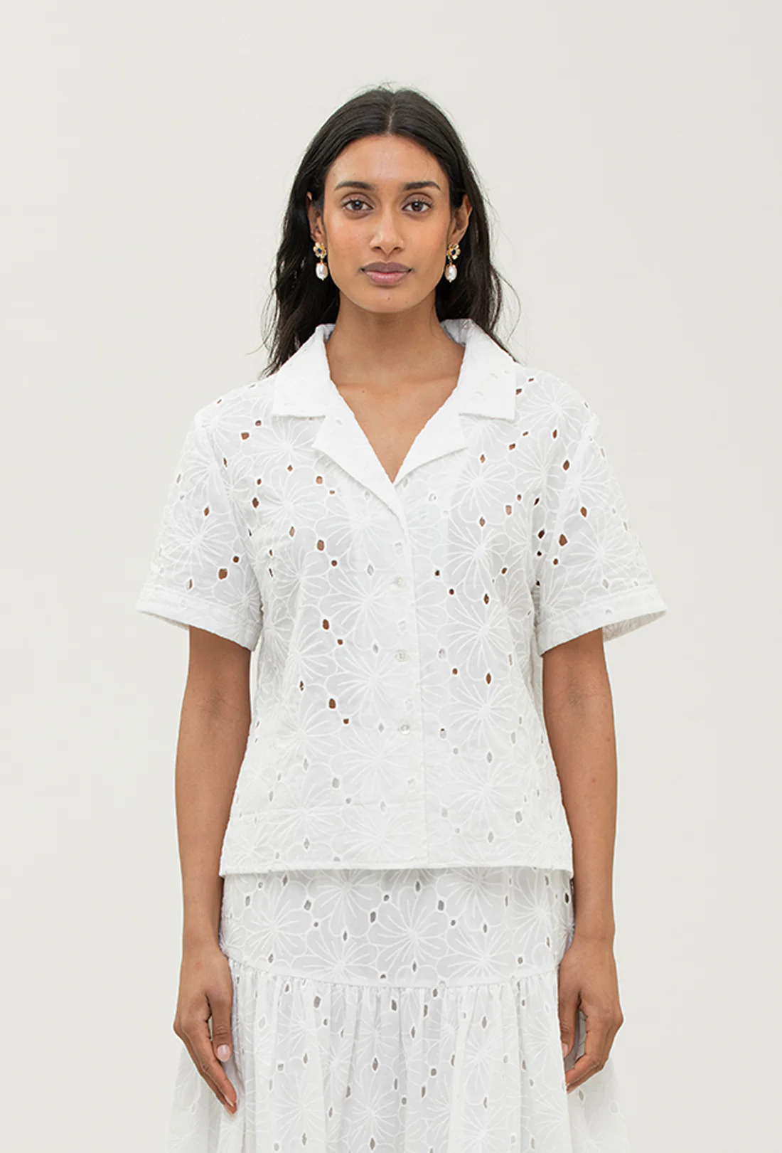 Carina Blouse - Off White - Image 3