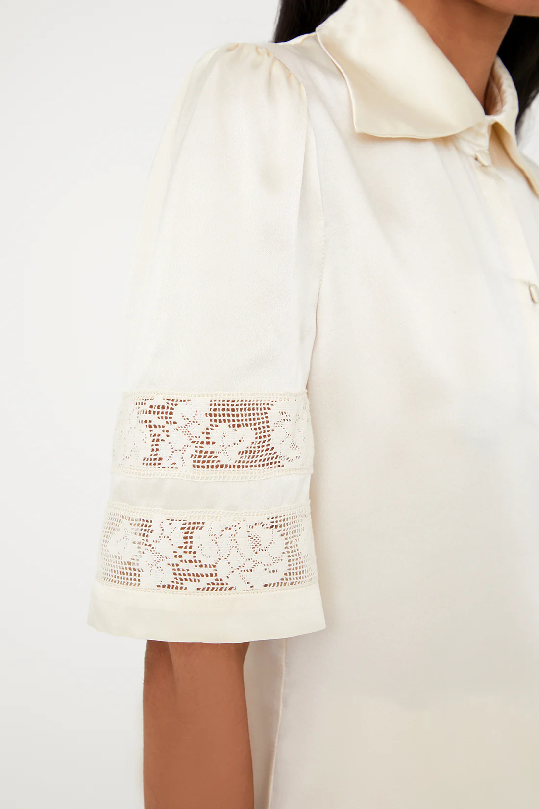 Clematis Blouse - Ivory/Off-white - Image 5