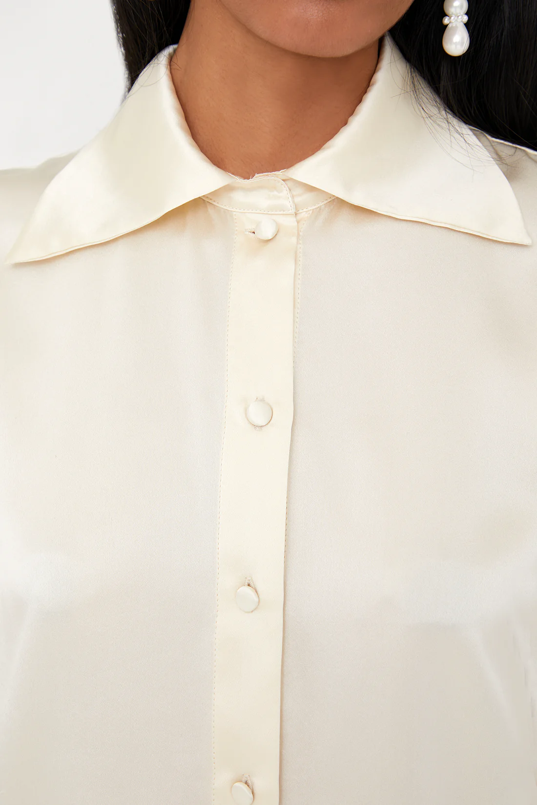 Clematis Blouse - Ivory/Off-white - Image 7