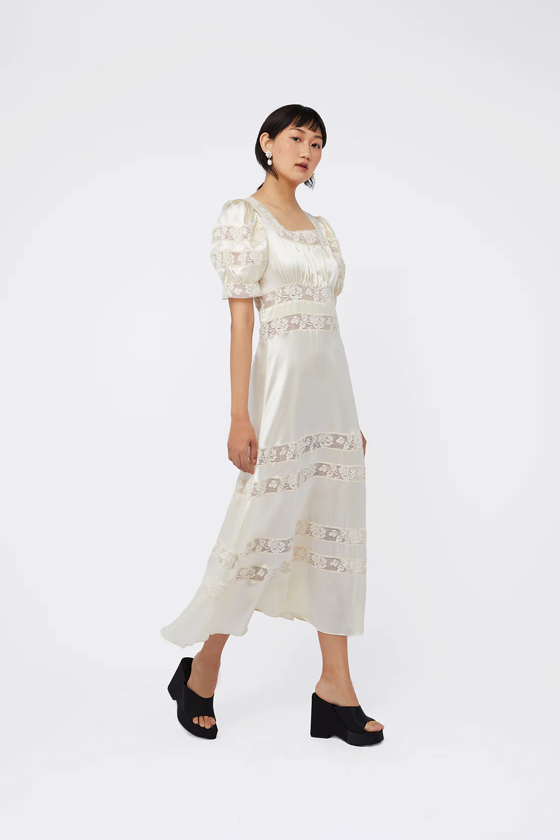 Cressida Dress - Ivory - Image 5