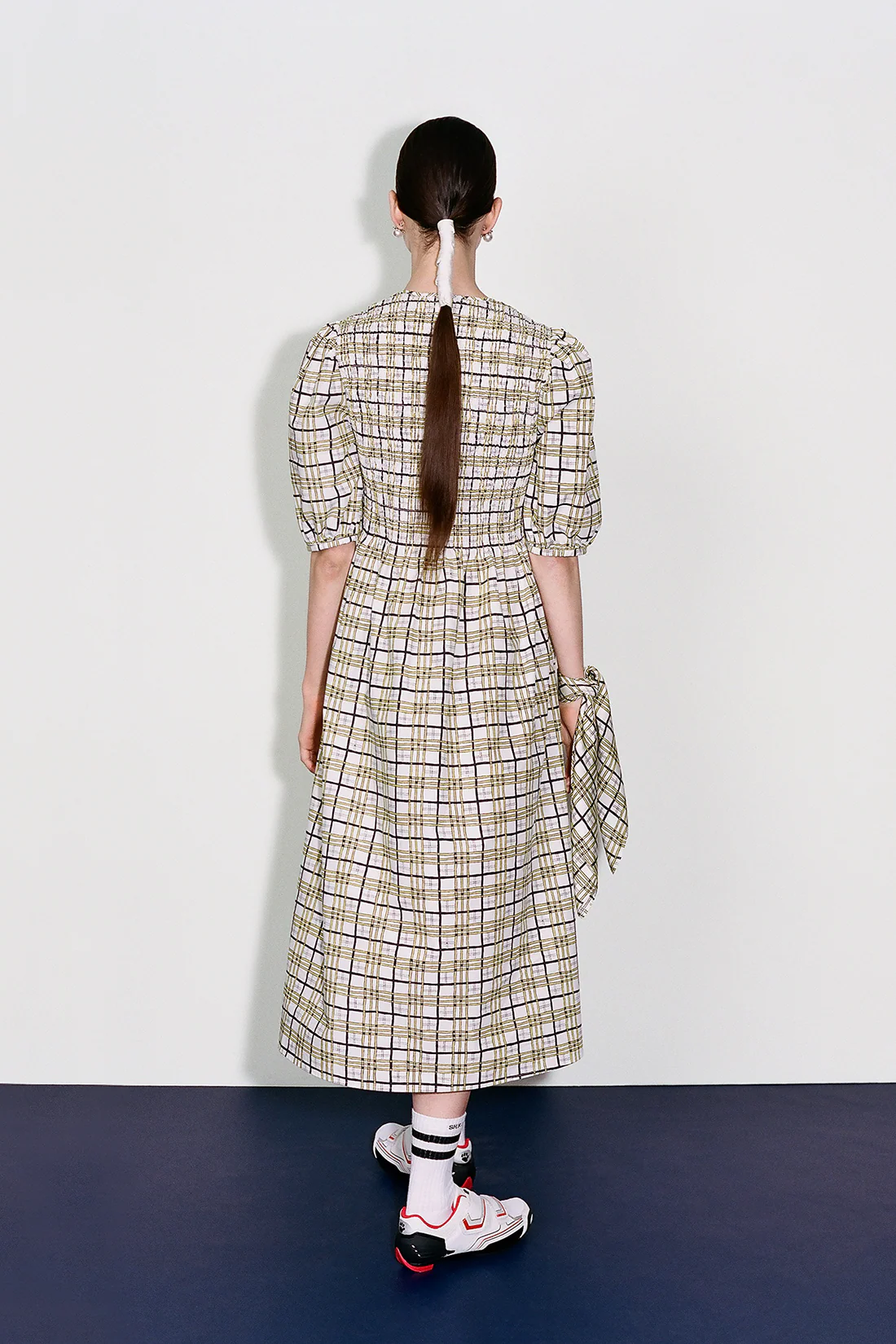 Daria Dress - Yellow/Black Check - Image 4