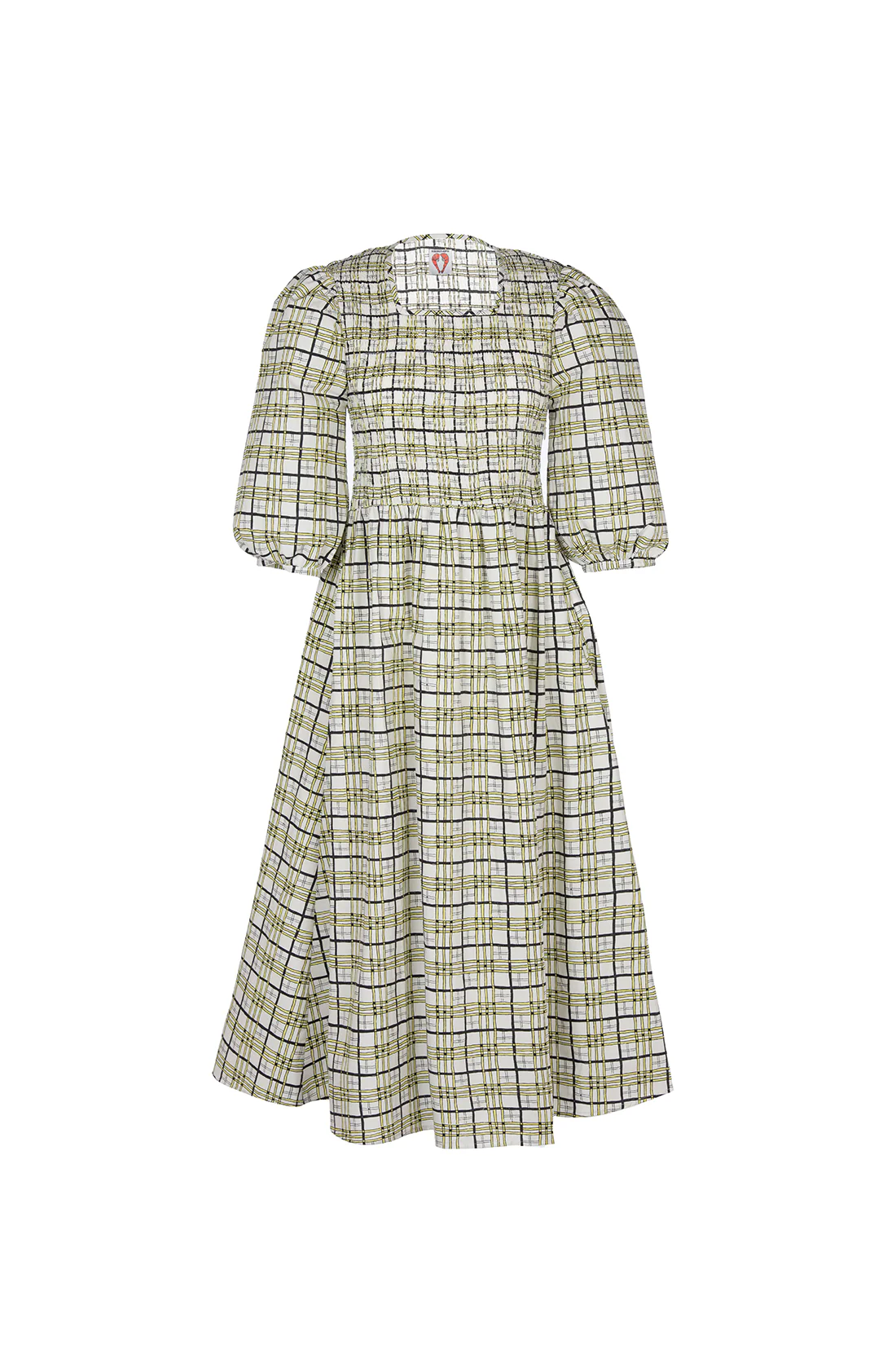 Daria Dress - Yellow/Black Check - Image 9