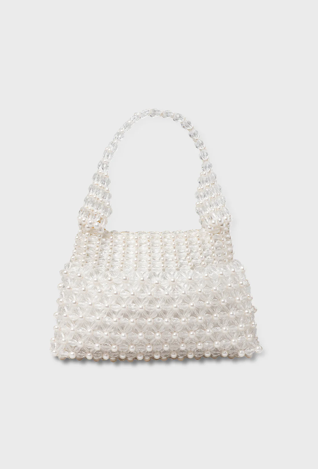Mini Quinn Bag - Cream and Clear - Image 3