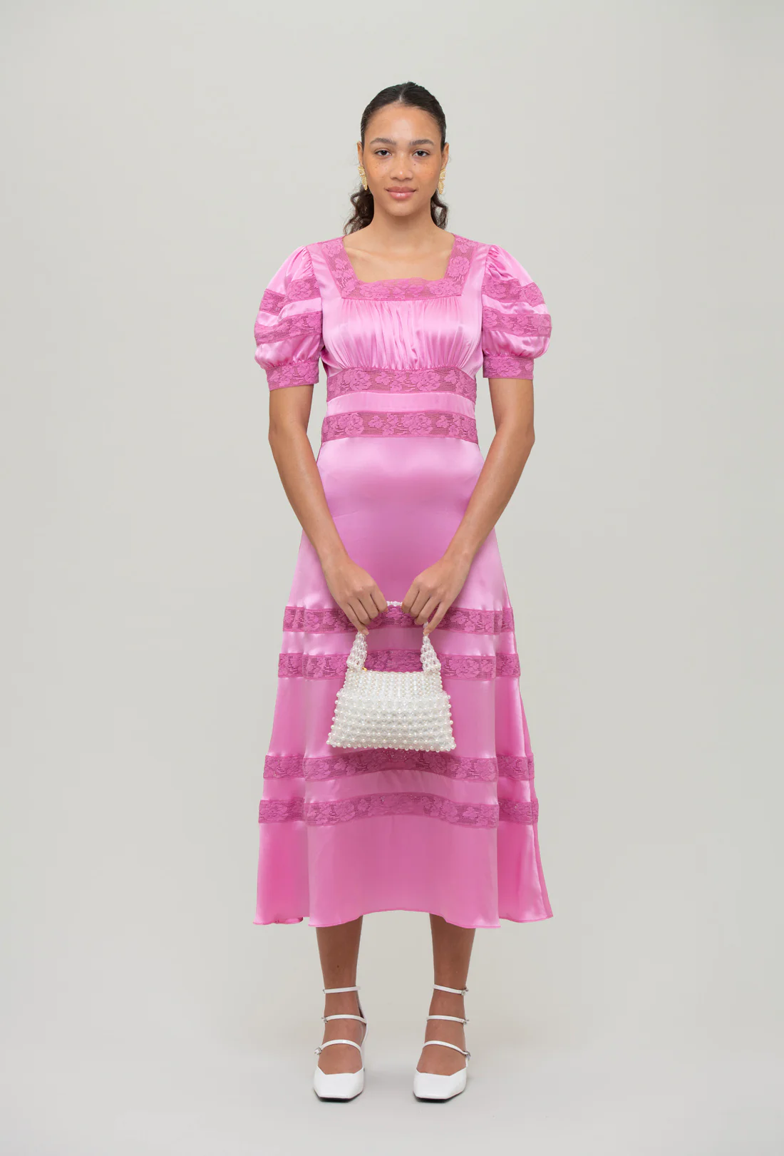 Mini Quinn Bag - Cream and Clear - Image 5