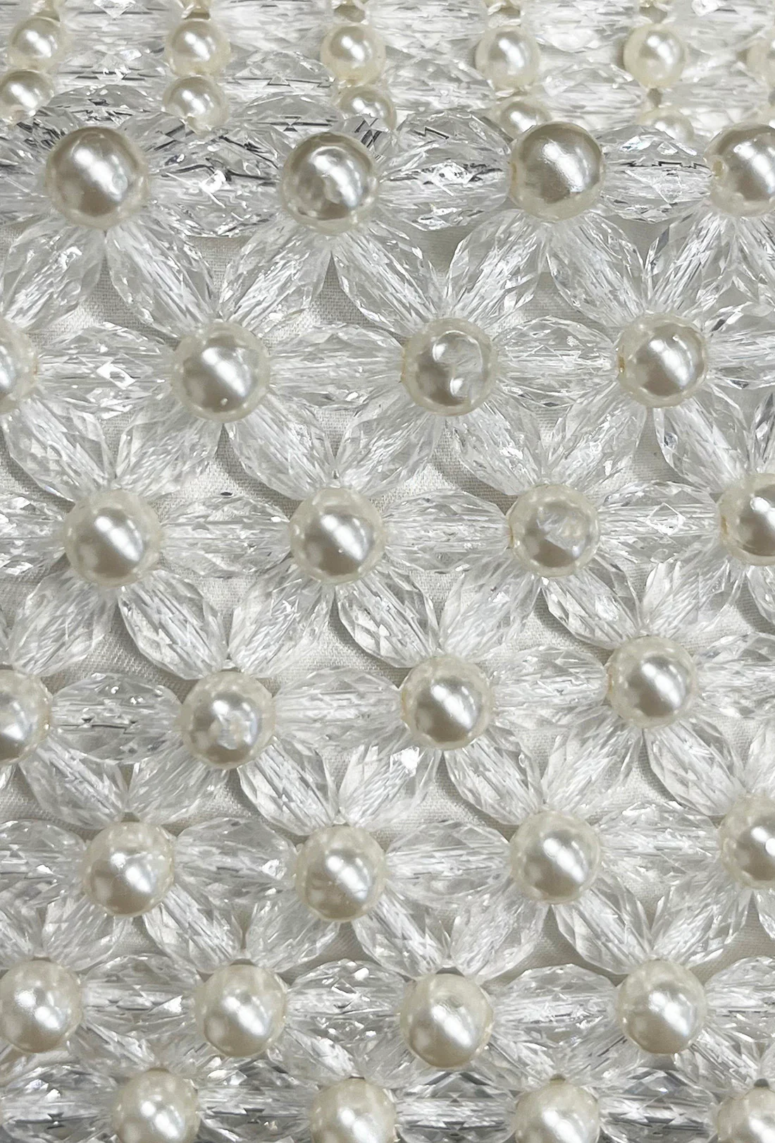 Mini Quinn Bag - Cream and Clear - Image 6