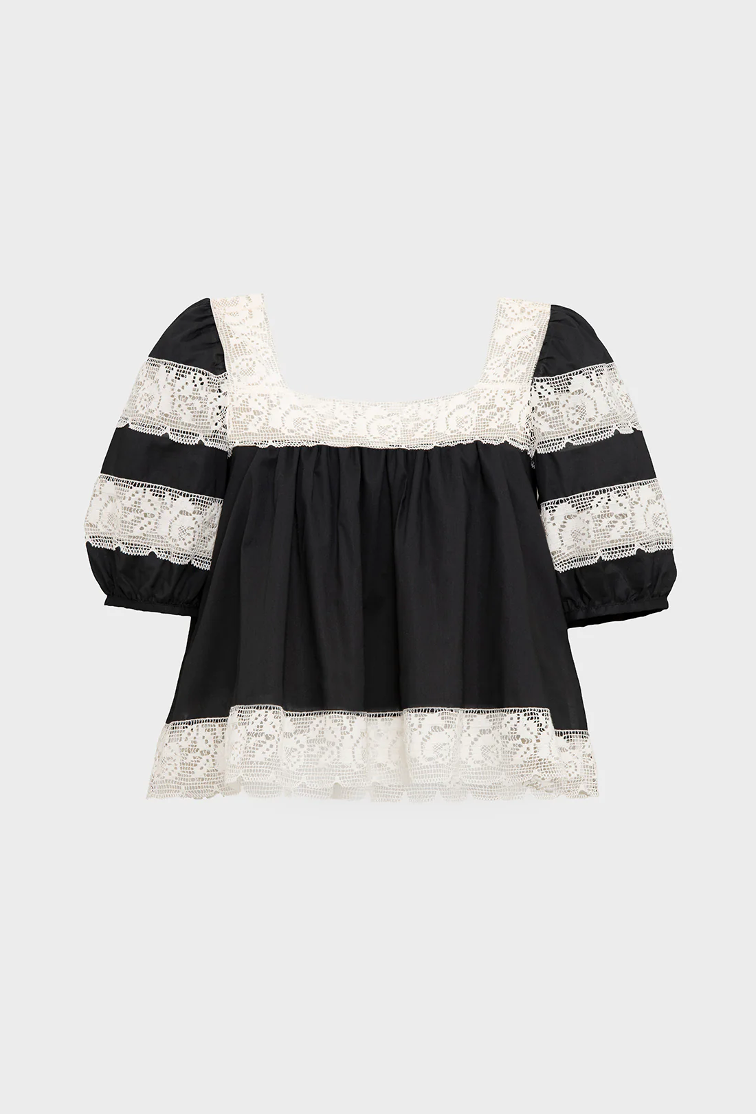 Nico Blouse - Black/Cream - Image 4