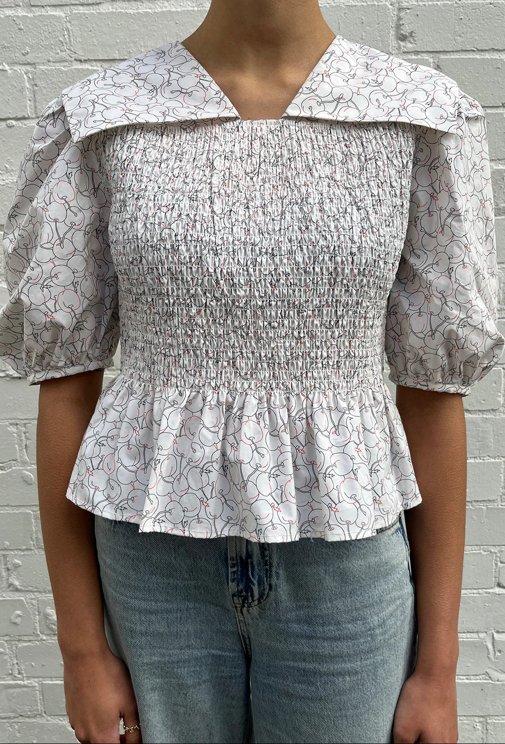 Rowan Blouse - Cherry - Image 7