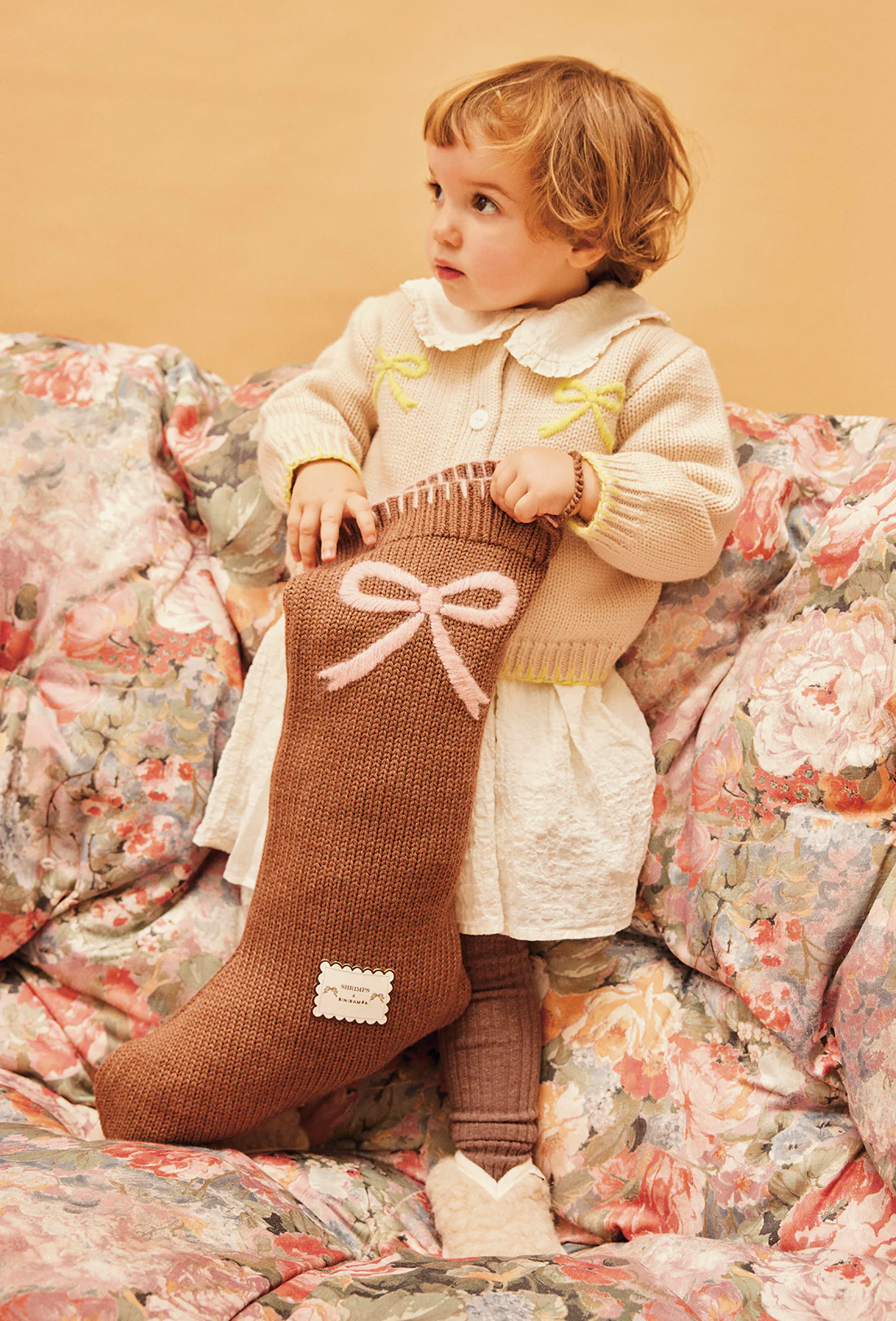 Shrimps x BINIBAMBA Carmel Stocking - Bruno/Rose - Image 4