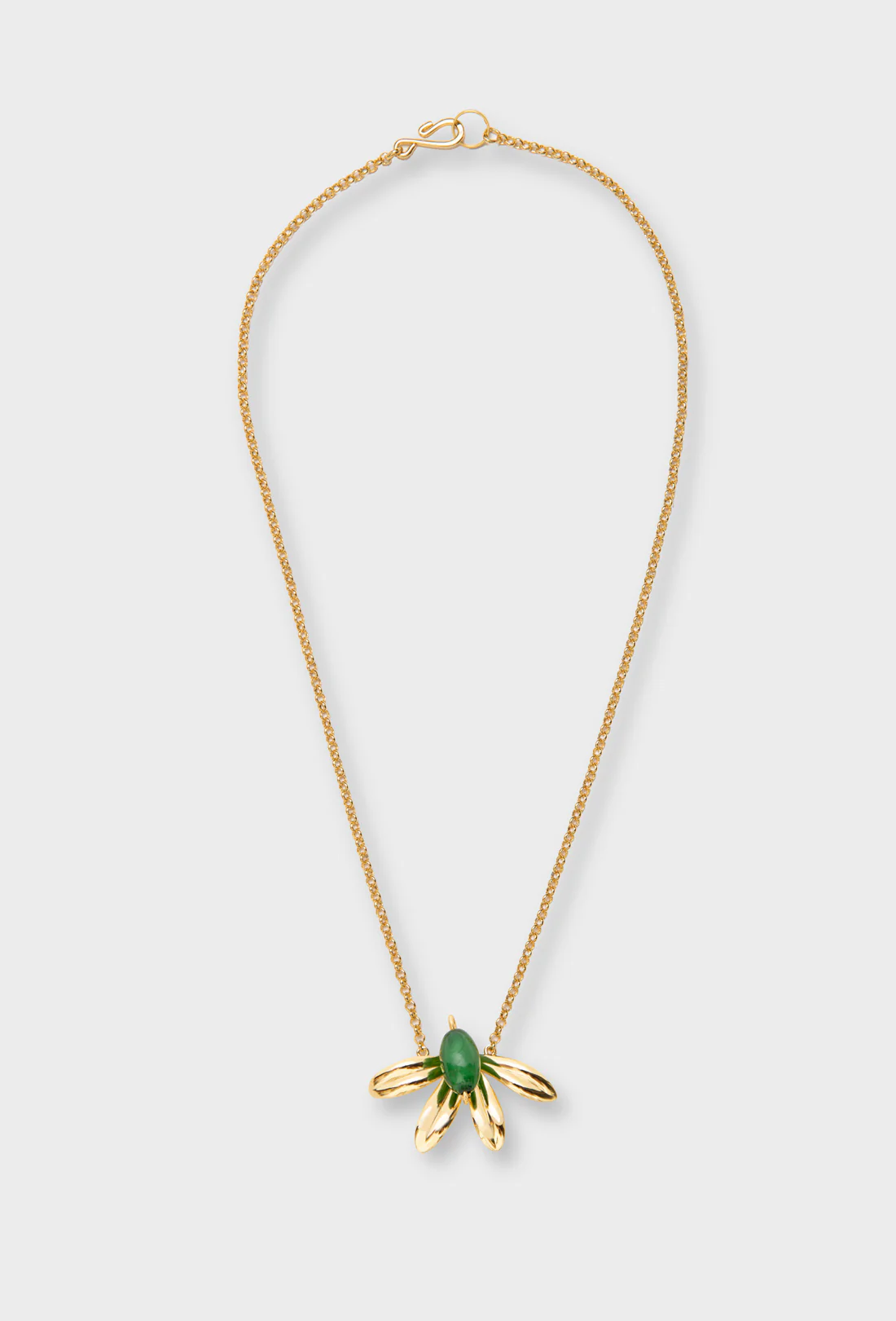 Sophia Necklace - Gold/Green - Image 3